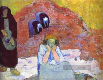 Ernten der Trauben bei Arles misères humaines Beitrag Impressionismus Primitivismus Paul Gauguin Ölgemälde